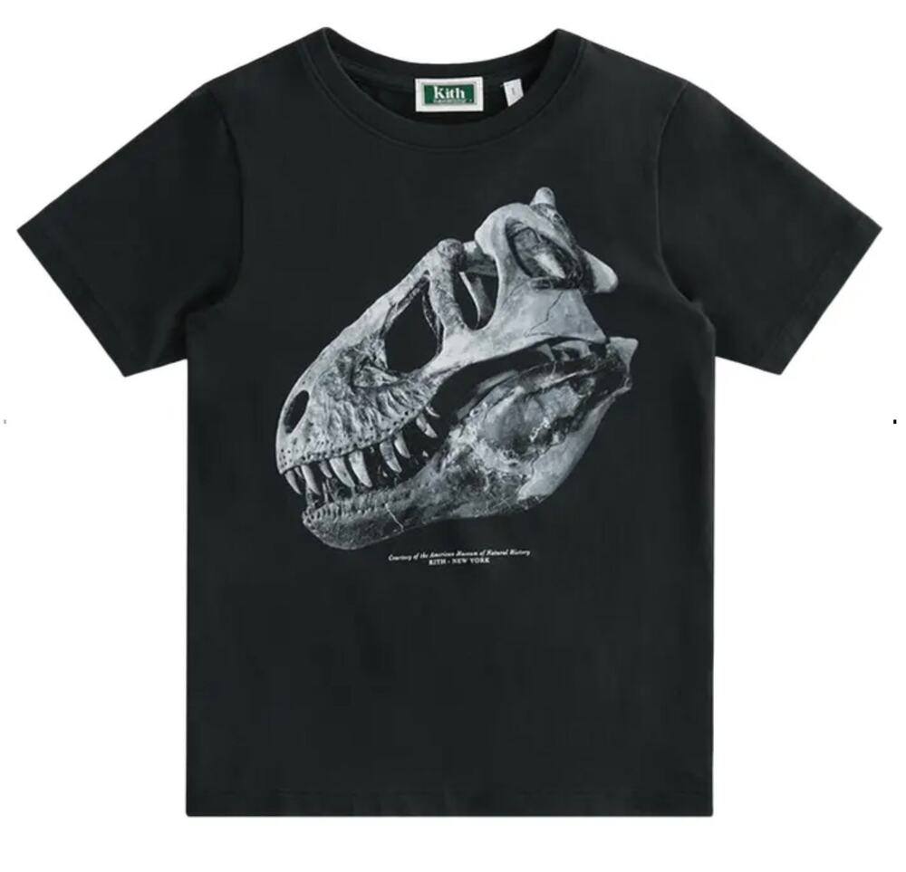 Kith Kids For American Museum of Natural History T-Rex Tee Size 8/9